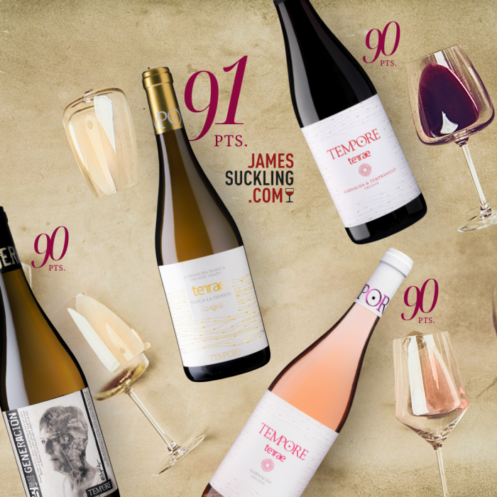 Bodegas Tempore recibe un nuevo reconocimiento en la cata de James Suckling'