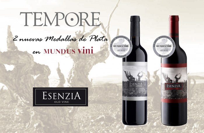 2 MEDALLAS PARA ESENZIA OLD VINES GARNACHA Y TEMPRANILLO'