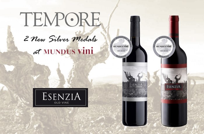 2 NEW MEDALS FOR OUR BRAND ESENZIA OLD VINES: GRENACHE AND TEMPRANILLO'