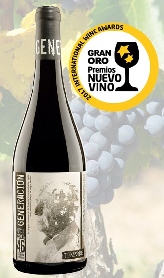 GENERACIÓN 46, VINO ECOLÓGICO DE GARNACHA Y TEMPRANILLO, RECIBE MEDALLA DE GRAN ORO POR NUEVO VINO!'
