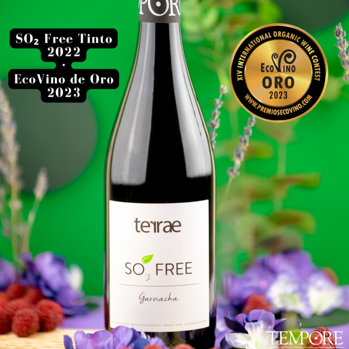 ¡¡Medalla de Oro para SO2 Free Tinto en los Premios EcoVino 2023!!'