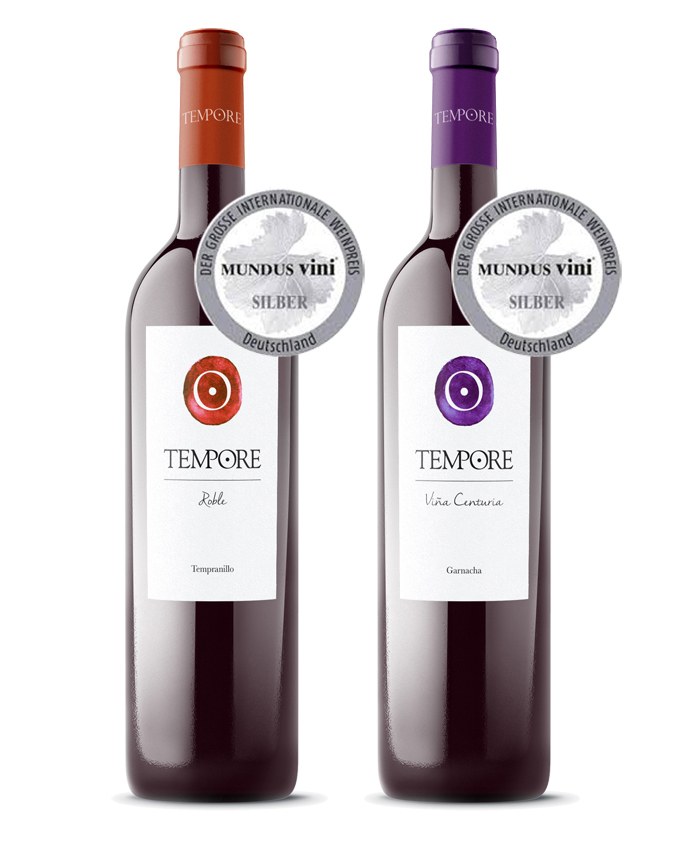 NEW AWARDS FOR BODEGAS TEMPORE: VIÑA CENTURIA GRENACHE Y ROBLE TEMPRANILLO'