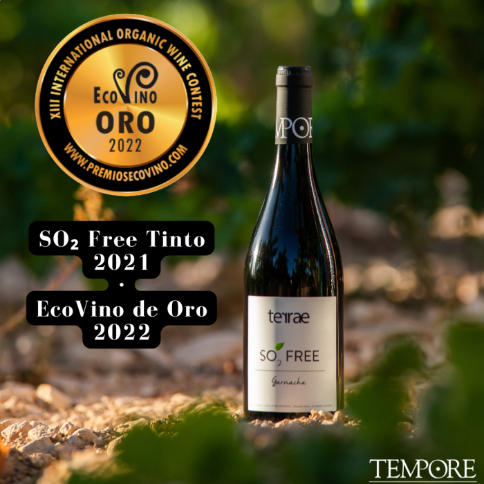 ¡¡MEDALLA DE ORO PARA SO2 FREE TINTO EN LOS PREMIOS ECOVINO!!'