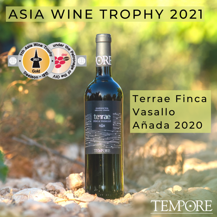 ¡MEDALLA DE ORO EN ASIA WINE TROPHY PARA TERRAE FINCA VASALLO!'