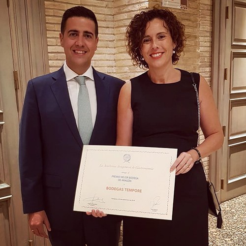BODEGAS TEMPORE RECIBE EL PREMIO A LA MEJOR BODEGA DE ARAGÓN 2018'