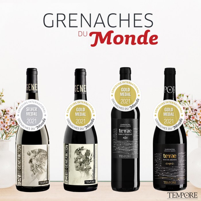 NEW GOLD MEDALS FOR OUR ORGANIC GARNACHA AT GRENACHES DU MONDE!'