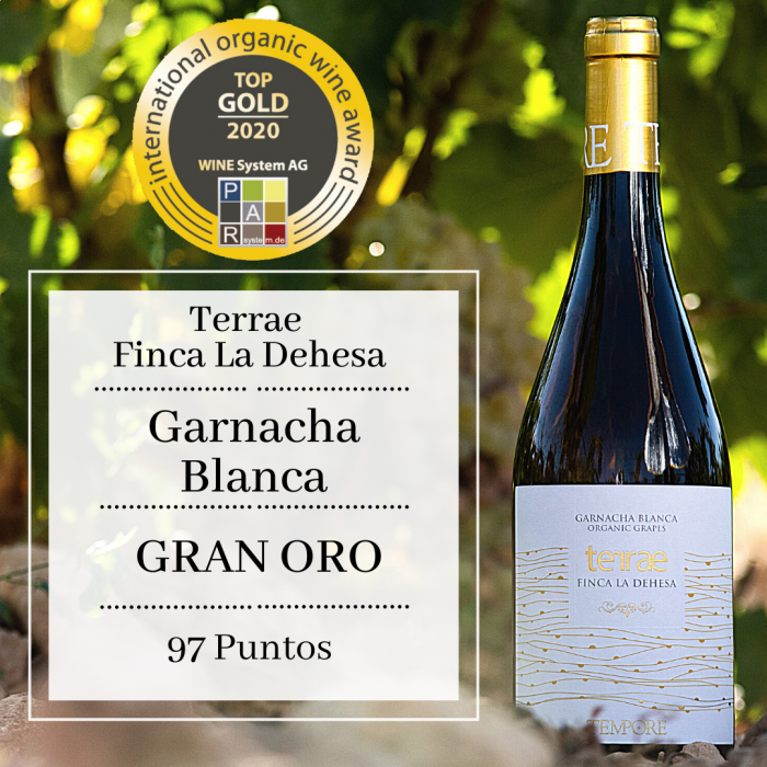 TERRAE FINCA LA DEHESA GANA UN GRAN ORO CON 97 PUNTOS EN BIOWEINPREIS'