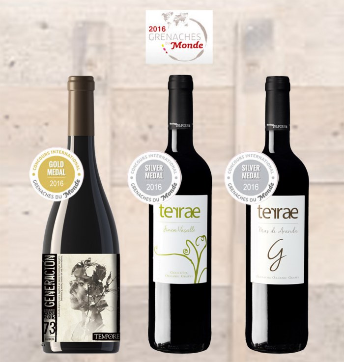 3 NEW MEDALS FOR TEMPORE BY GRENACHES DU MONDE'